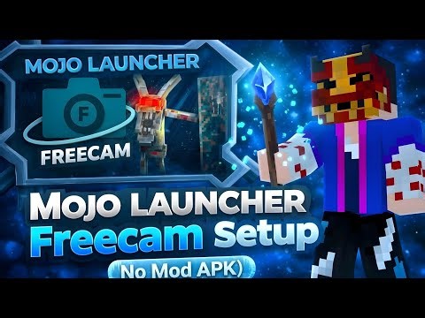 Free Cam Mod for Mojo Launcher 🔥 | Full Tutorial + Download | Minecraft Java Android 2026