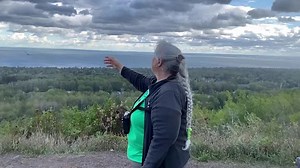 Watch as a sharp-shinned hawk is released at Hawk Ridge Bird Observatory in Duluth