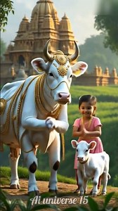 cute beautiful cow and cute baby dance 😍❤️ || #cuteanimals #shorts #ytshorts #dance