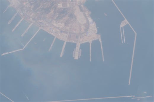 China's most advanced aircraft carrier seen in satellite photo
