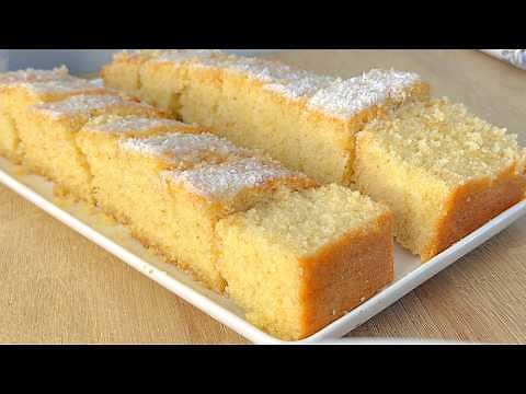 Easy Coconut Cake Recipe! Soft and Moist! Recipe in 5 minutes!