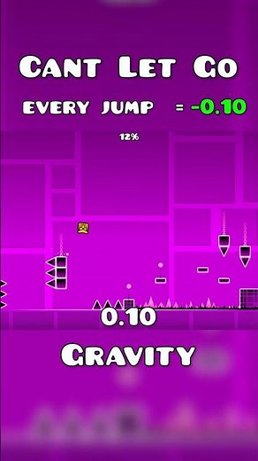 Can't Let Go Gravity Jump Challenge #geometrydash
