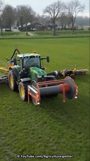 Injecting slurry | John Deere 6195R + Tjalma 15m | Dekker Putten