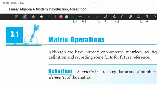 【线性代数 Linear Algebra】3.1 矩阵的运算 | Matrix Operations