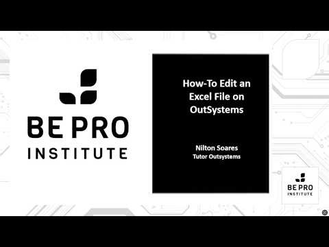 Aula 60 - Bootcamp OutSystems O11 - How-to Edit an Excel File on Outsystems