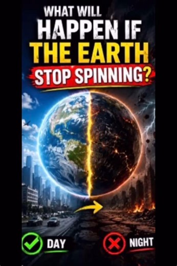 What If Earth Stopped Spinning for 5 Seconds? 😱