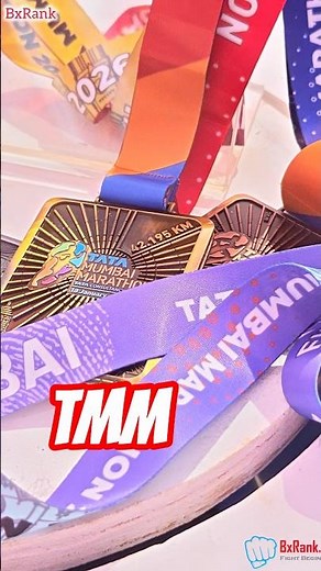 Tata Mumbai Marathon 2026 Medals 🏅 | Full Marathon, Half Marathon & 10K Medals | TMM 2026 #bxrank