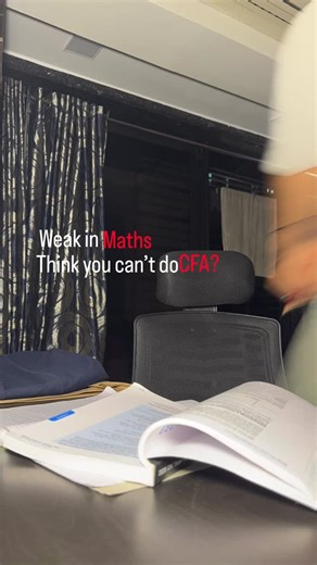 Manish Prajapati | Weak in maths? Think you can’t do CFA? Wrong. I wasn’t great at maths either. Still cleared CFA Level 1 at 90 percentile. Here’s the... | Instagram