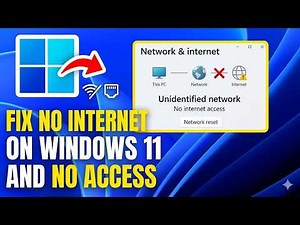 Fix Unidentified Network No Internet Access in Windows 11 (2026)