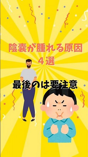 #雑学 #医師が解説 #泌尿器科 #陰嚢 #健康
