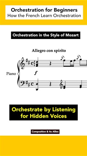 Orchestration from a Piano Score: Hidden Voices #composer #orchestration