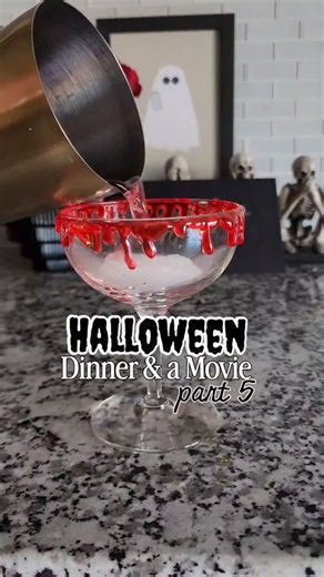 Heather ✨️ Dinner & a Movie Nights on Instagram: "Welcome Foolish Mortals. 👻 Send this to someone you want to do a Spooky Movie Night with & don't forget to save for inspo! Thought I'd take a short break from all the blood and gore to bring you a family friendly Spooky Dinner & a Movie with The Haunted Mansion! All recipes amd printed menus can be found in the Spooky Dinner & a Movie Cookbook Download! 🔗 in bio."