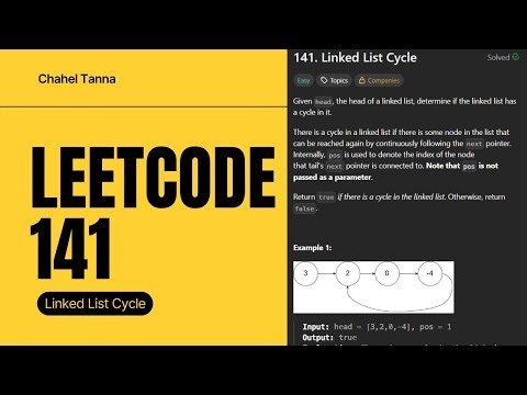 Linked List Cycle | LeetCode #141 | Explanation in English