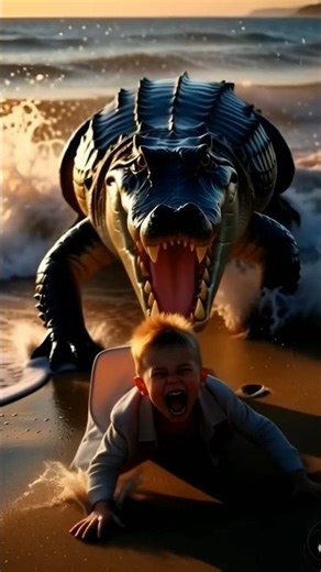 Crocodile and Spider-Man fight #spiderman