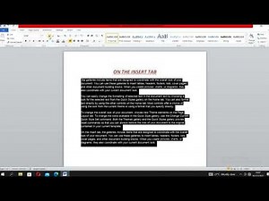 How to create paragraph design in MS Word