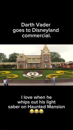Darth Vader Visits Disneyland in Hilarious Commercial