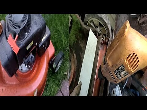 Lawn mower wont pick up the grass properly. Simple fix