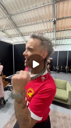 Robbie Williams on Instagram: "Continuing the 90’s theme . What you on where you from ?"