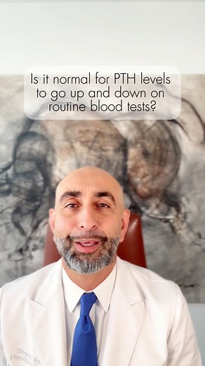 Is it normal for PTH levels to go up and down on routine blood tests? Dr. Babak Larian explains. Dr. Larian understands how challenging and confusing parathyroid issues can be. You don’t have to face them alone. Virtual consultations are available to give you clarity, guidance, and peace of mind — all from the comfort of your home. 👉 Click the Linktree link in our bio to schedule your consult today. 📞 (310) 461-0300 https://www.parathyroid.net #parathyroid #parathyroiddisease #parathyroidsurge