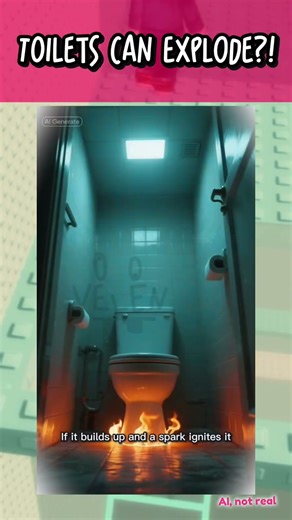 toilets can explode?! #funfacts