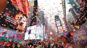 Watch NYC Times Square confetti drop test ahead of New Year's Eve