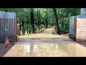 Tesla Retractable into the Ground Gate? | Mulholland Security Los Angeles