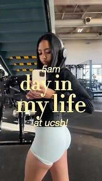 5AM day in my life at ucsb #ucsb #diml #productive #college