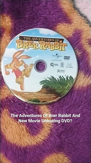 The Adventures Of Brer Rabbit And New Movie Unboxing DVD? 📀🐰🐻🦊🐺🐊🌑🌕 🍯🐢