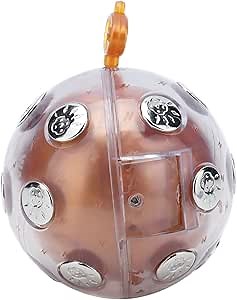 Shock Ball, Release Safe Current Electric Shock Ball Hot Potato Game with Automatic Shutdown Function Portable Adventure Funny Novelty Festivals Gift Prank Toys for Over 14 Years Old(Yellow)