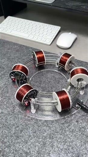 Amazing Magnetic Coil Ring Experiment 😲 | Next-Level Science Gadget 🔥