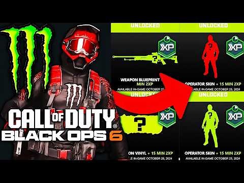 How to get FREE Monster Energy x BO6 Rewards in Call of Duty: Black Ops 6!
