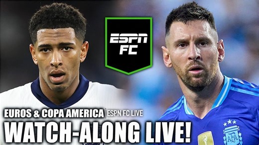 LIVE: Stream reaction from Euro 2024, Copa América games