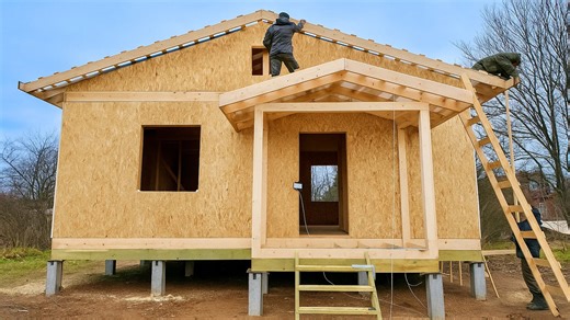 Building a High-Quality Wooden Frame House | Step-by-Step Guide to Perfect Construction