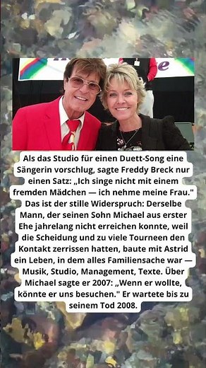 Freddy Breck und das Mädchen, das er nicht nehmen wollte