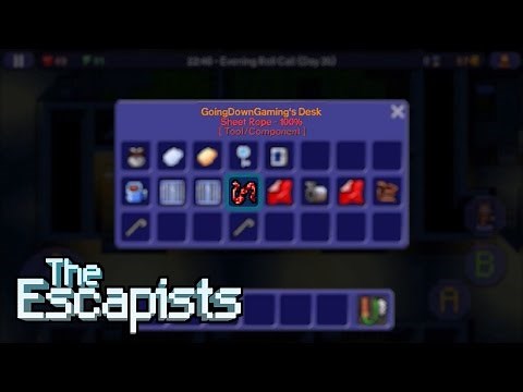 HOW TO USE A SHEET ROPE! - The Escapists Tips (iOS Gameplay)