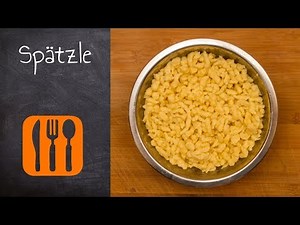 Spätzle selber machen | Basics #4