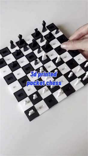 Build your own pocket chess! 🧩 Print this clever, compact set with modular board pieces. Choose your colors, print spare parts easily, and play anywhere. Checkmate on the go! Ready to print yours? Get the STL files here: https://ow.ly/btUV50Wbny6 🔗 Designed and shot by Elzahora on Thingiverse. #thingiverse #3dprinting #3dprintingcommunity #makerscommunity #chess #portablegames #diy | Thingiverse