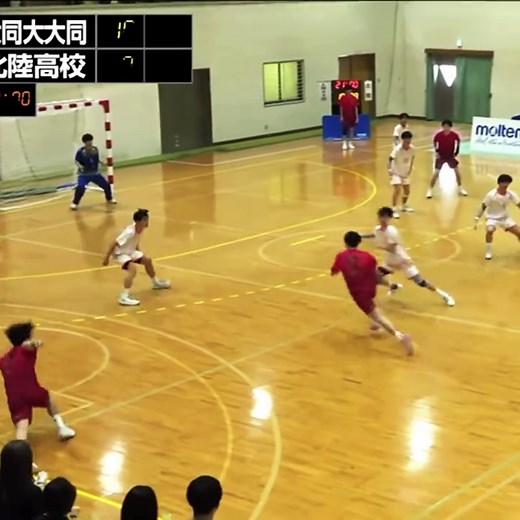 フェイントとシュートコースが異次元すぎる。#ハンドボール #北陸高等学校 #佐々木蓮 #おすすめ #fyp