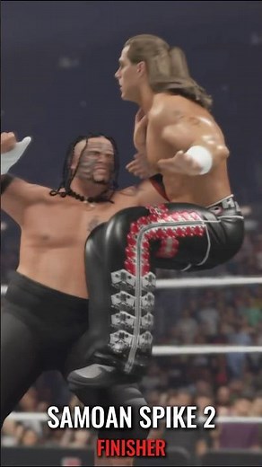 WWE 2K25 Umaga Signature and Finisher Moves (Gameplay)