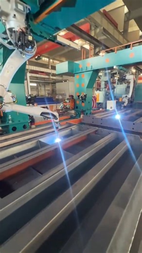 3.7K views · 13 reactions | The 12-meter gantry eight-axis cantilever intelligent robot welding workstation creates value for mechanical manufacturing factories. | Shaanxi Jingtai Cooperation Laser technology Co.,Ltd | Facebook