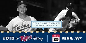 27K views · 689 reactions | On this date in Twins history in 1967, Dean Chance pitched a no-hitter versus Cleveland. twinsbaseball.com | Minnesota Twins | Facebook