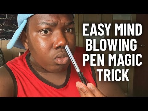 Mind-Blowing Pen Magic Tutorial (Easy Trick Revealed!)😱😱