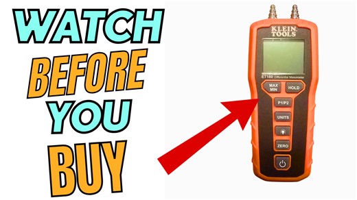 Watch What You Should Know About The Klein Tools ET180 Manometer on Amazon Live