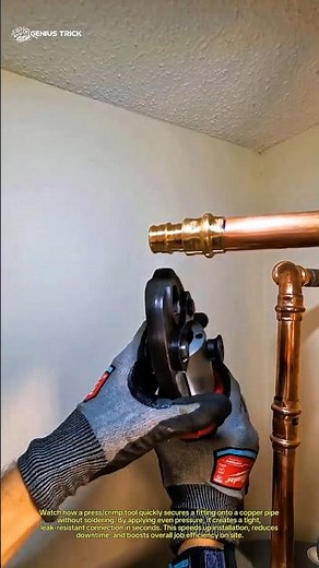This Genius Copper Pipe Tool Saves Hours! (Plumber Hack You Must See)