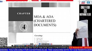 MOA & AOA CLASS-1|COMPANY LAW & PRATICE + SBIL |CS EXECUTIVE| BY CS NKJ SIR|CS NKJ CS CLASSES