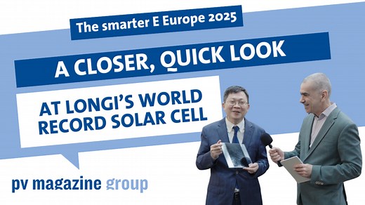 A closer, quick look at Longi’s world record back contact solar cell