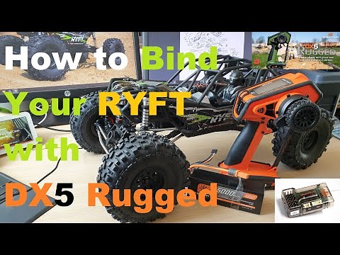 How To Bind Your Axial Ryft RBX10 with Spektrum DX5 Rugged (DX5 Pro, DX5C)