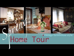 Appalachian Spring Home Tour | Colorful Farmhouse Style | I spent $0 and used what I had!