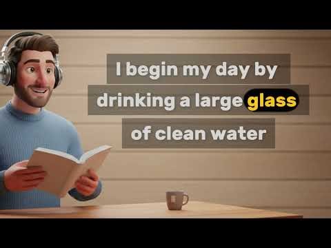 30 English Sentences for Daily Routine | Beginners | Day 1 Shadowing English Speaking Practice