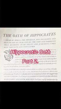 Hippocratic Oath Part 2.